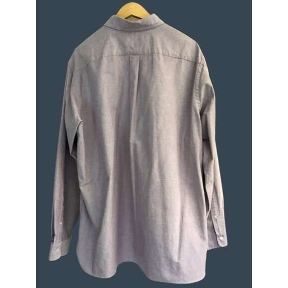 RALPH LAUREN MENS PURPLE CLASSIC FIT COTTON LONG SLEEVE BUTTON DOWN SHIRT SZ XXL - Picture 2 of 7